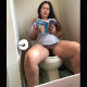 After holding it for several days, a mature woman with a plump ass takes a piss and shit sitting on a toilet while reading a book. The result is an insanely long, squiggly turd in the toilet bowl! Presented in 720P vertical HD format. Over 3 minutes.